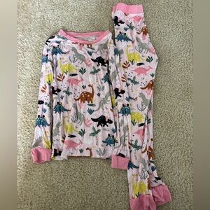 Little Sleepies Pink Dinosaur Pjs
